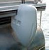 TAYLOR White Vinyl Pontoon Boat Fender #31030