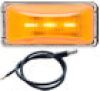 OPTRONICS Amber LED Marker/Clearance Light #MCL91AB