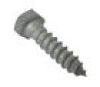 Galvanized Hex Head Lag Bolt, 3/8