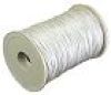 White Solid Braid Nylon Tie Down Line, 1/8