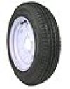 LOADSTAR 5.30x12 Trailer Tire & Painted Rim, Load Range C