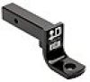 2" Square x 1-1/4" Shank Trailer Hitch Ball Mount, 4" Drop #40202